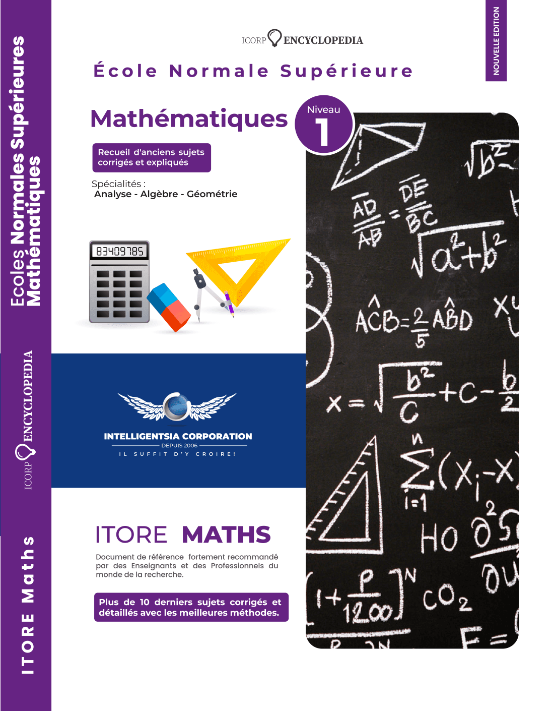 Couverture de École normale supérieure mathématiques 