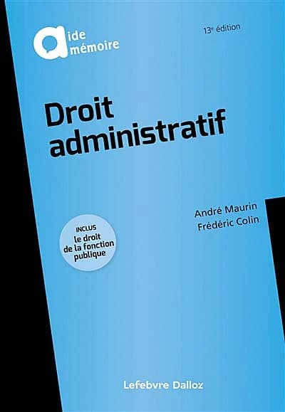 Couverture de Droit Administratif