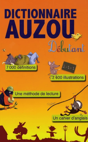 Couverture de Dictionnaire Auzou des débutants