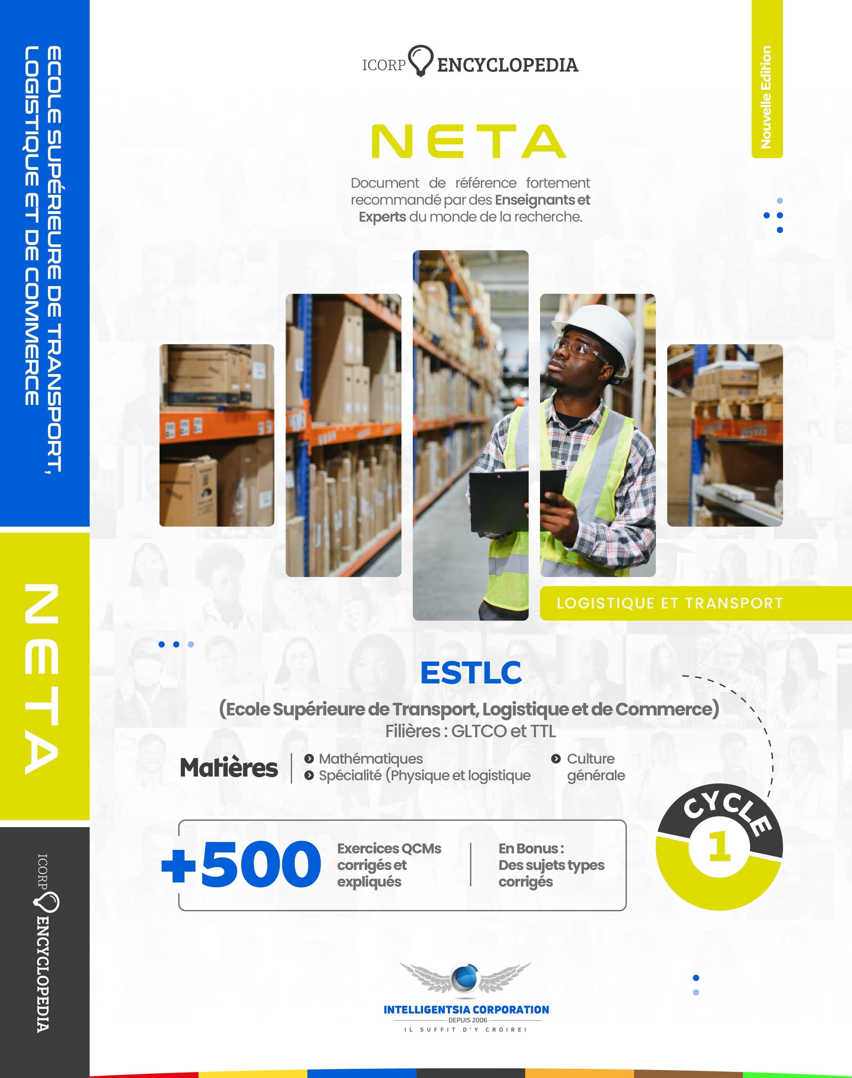 Couverture de ESTLC (Ecole Supérieure de Transport, Logistique et de Commerce) Filières : TTL et GLTCO